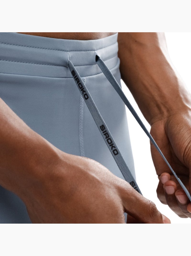 Legging running homme fitness homme warrior Bleu - Kiabi