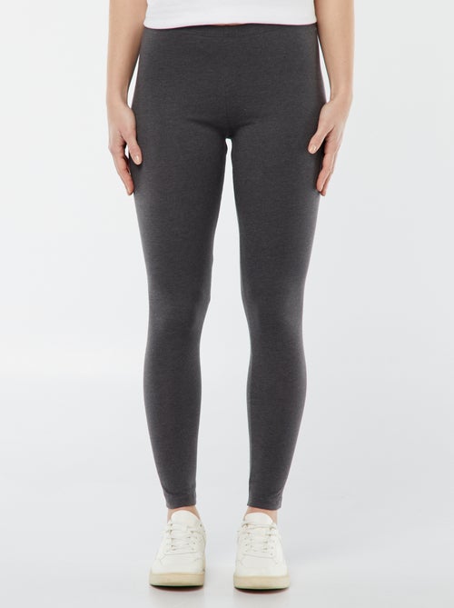 Legging sport en coton bio femme - Kiabi
