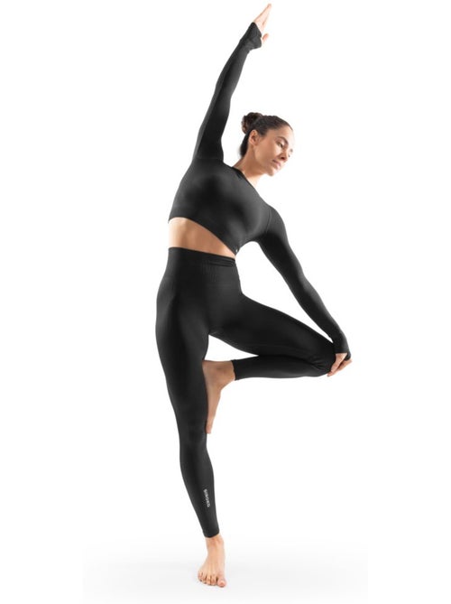 Legging sport sans couture femme fitness femme salem - Kiabi
