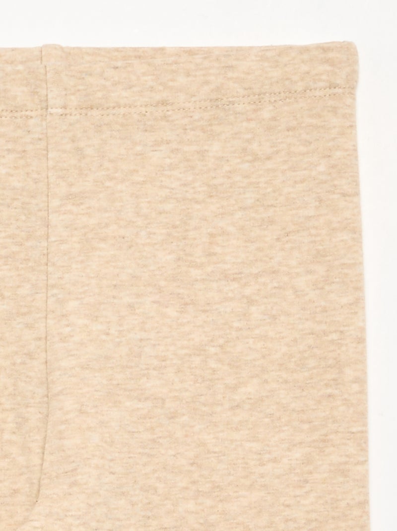 Legging uni Beige - Kiabi