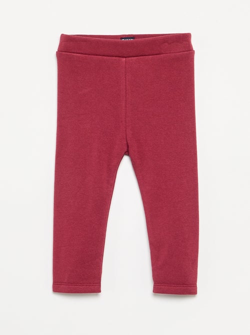 Legging uni en tricot gratté - Kiabi Legging uni en tricot gratté - Kiabi