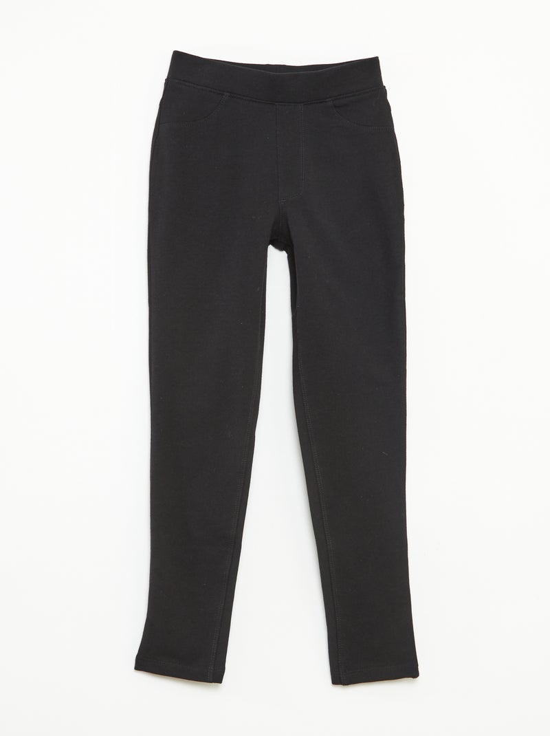 Legging uni Noir - Kiabi