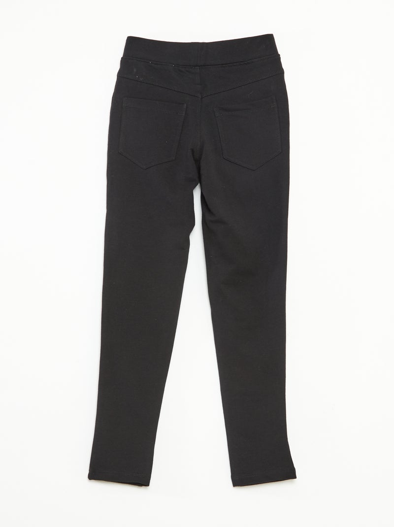 Legging uni Noir - Kiabi