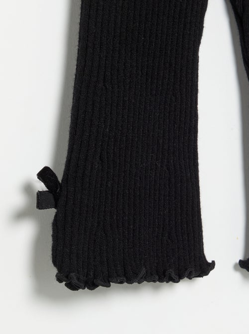 Legging van compact geribd breisel - Kiabi Legging van compact geribd breisel - Kiabi