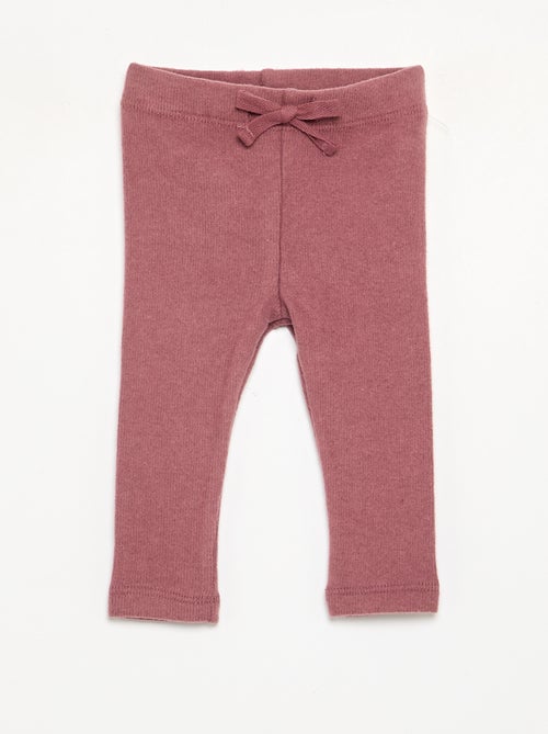 Legging van doudou-stof - Kiabi