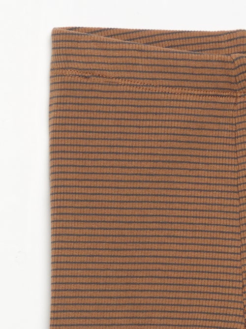 Legging van geribde jerseytricot - Kiabi
