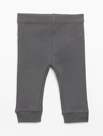 Legging van geribde jerseytricot