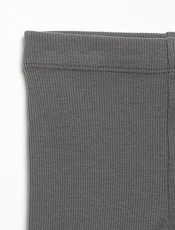 Legging van geribde jerseytricot