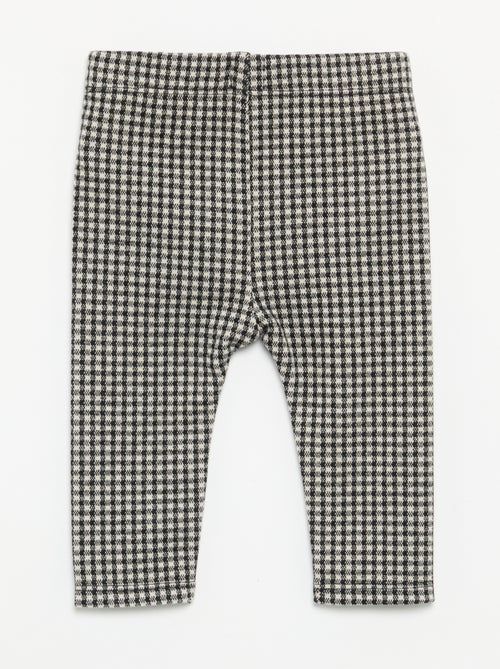 Legging van geruwde flanel - Kiabi Legging van geruwde flanel - Kiabi