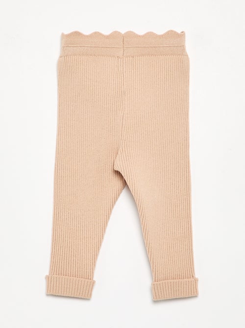Legging van jerseytricot met strik in de taille - Kiabi Legging van jerseytricot met strik in de taille - Kiabi