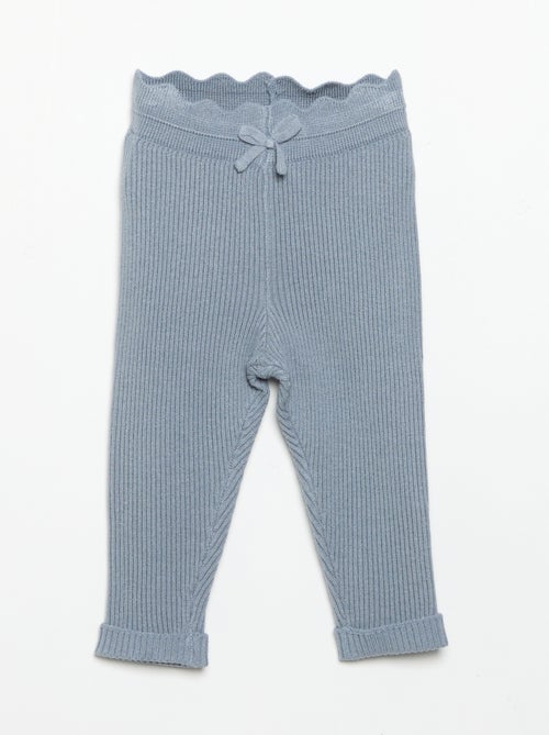 Legging van jerseytricot met strik in de taille - Kiabi Legging van jerseytricot met strik in de taille - Kiabi