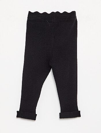 Legging van jerseytricot met strik in de taille