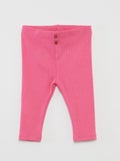Legging van ribstof met knoopjes ROSE - Kiabi