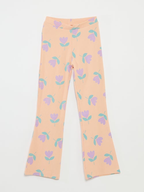Legging van ribtricot - Kiabi