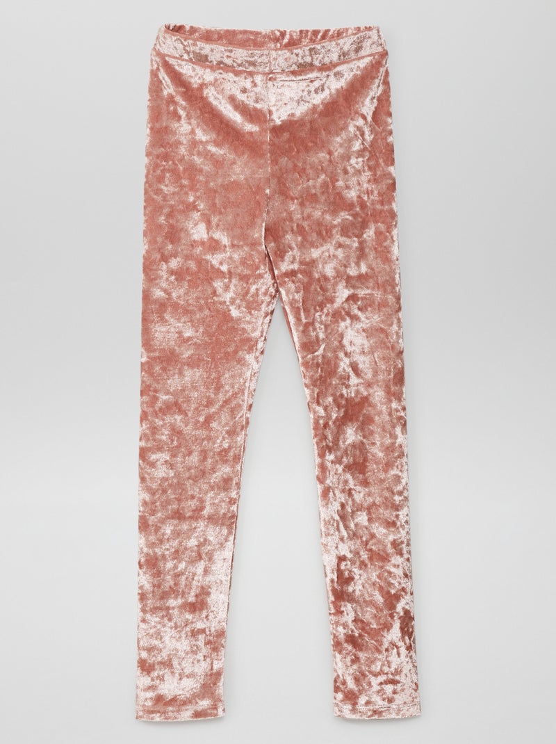 Legging van velours ROSE - Kiabi
