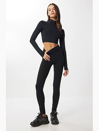 Leggings taille haute slim à enfiler istanbul