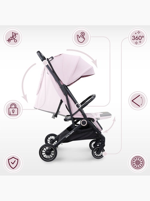 Lena pink pro compacte kinderwagen voor kinderen van 6 tot 48 maanden - Kiabi