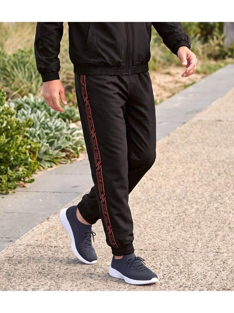 L'ensemble jogging en microfibre  - atlas for men Noir - Kiabi