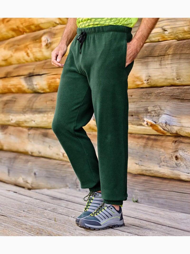 L'ensemble jogging polaire outdoor  - atlas for men Vert - Kiabi