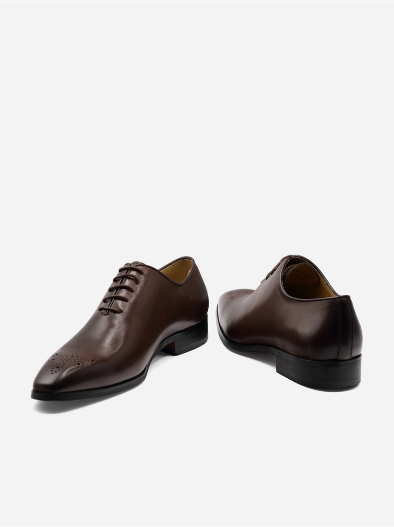 Leren derbys - Bill Tornade Bruin - Kiabi