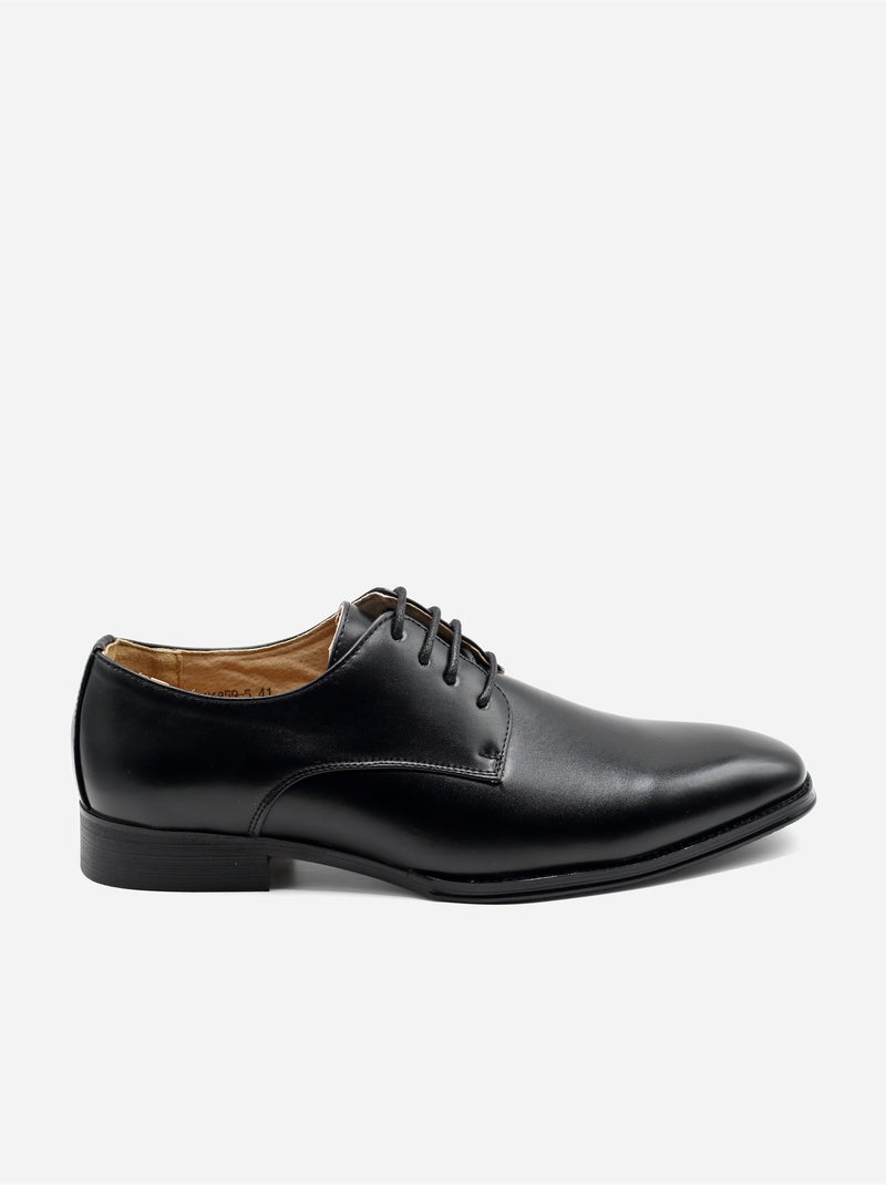 Leren derbys - Uomo Zwart - Kiabi