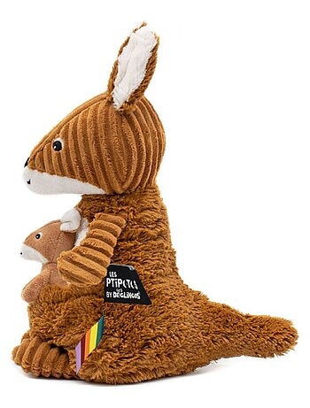 Les Déglingos - Peluche Allezou le kangourou maman et son bébé