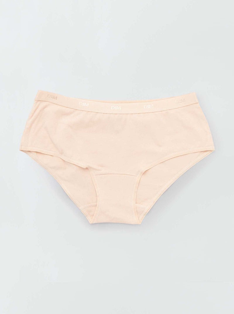 Les Pockets de 'DIM' - lot de 5 boxers blanc/noir/gris/rose - Kiabi