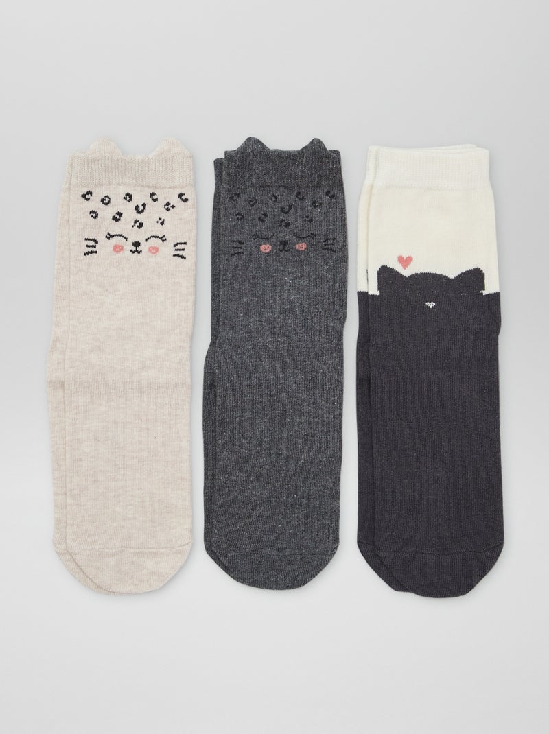 Leuk setje met 5 paar sokken BIEGE - Kiabi