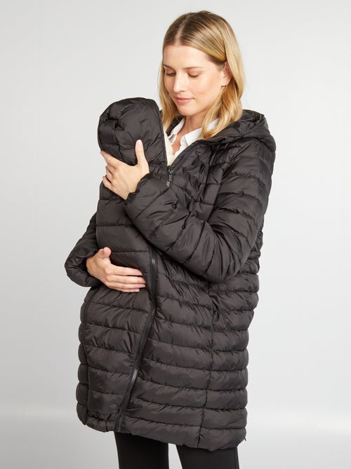 Licht donsjack + draagcover | Zwangerschapsmodel - Kiabi