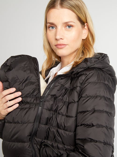 Licht donsjack + draagcover | Zwangerschapsmodel - Kiabi