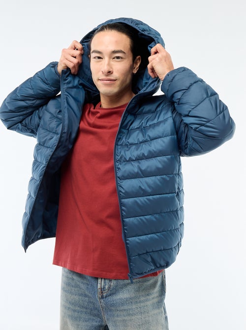 Licht donsjack met capuchon - Kiabi