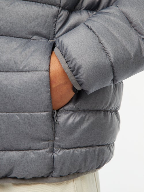 Licht donsjack met capuchon - Kiabi