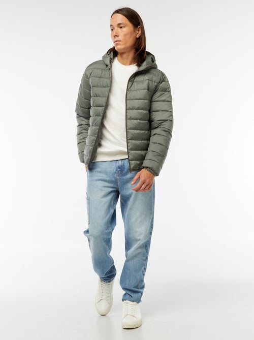 Licht donsjack met capuchon - Kiabi