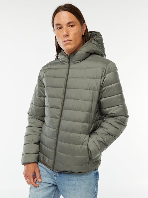 Licht donsjack met capuchon - Kiabi