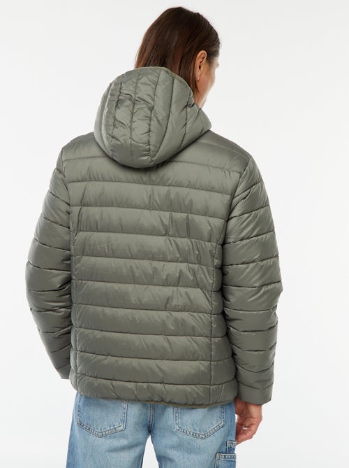 Licht donsjack met capuchon - Kiabi