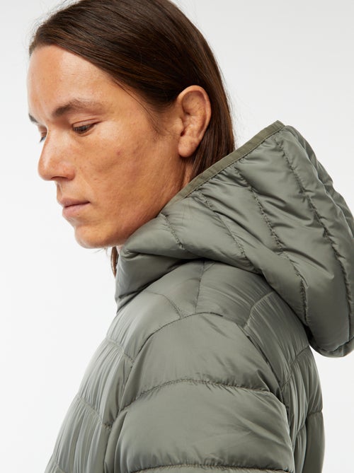 Licht donsjack met capuchon - Kiabi