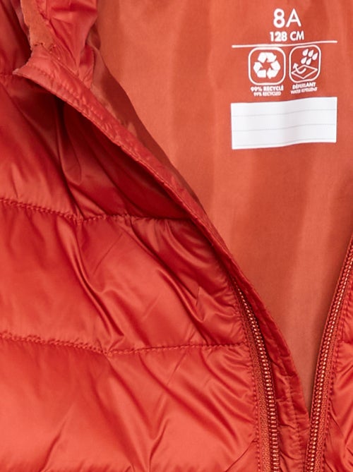 Licht donsjack met capuchon - Kiabi