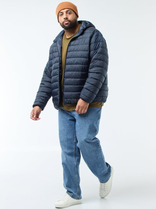 Licht, doorgestikt donsjack met capuchon - Kiabi