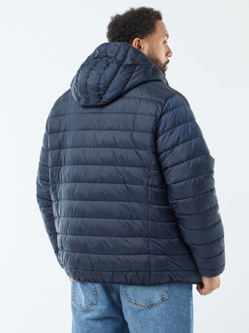 Licht, doorgestikt donsjack met capuchon - Kiabi