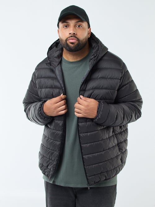 Licht, doorgestikt donsjack met capuchon - Kiabi