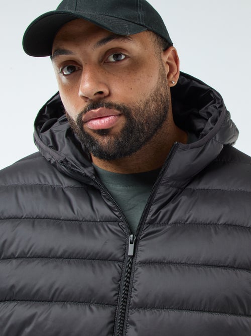 Licht, doorgestikt donsjack met capuchon - Kiabi