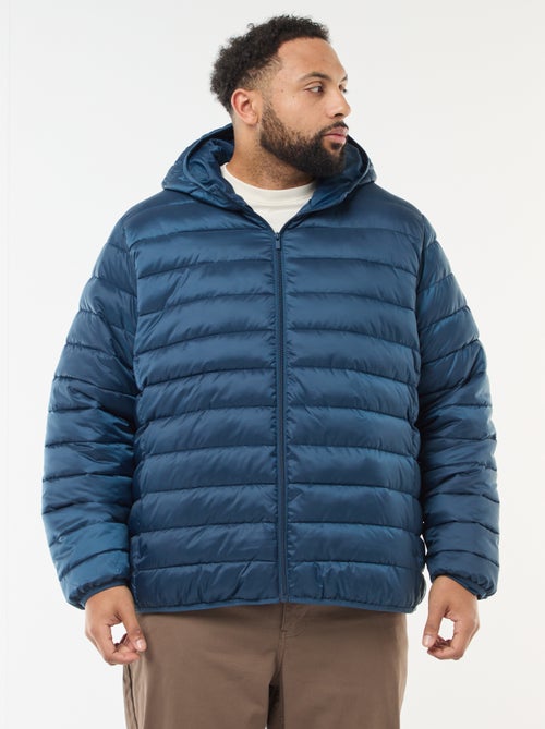 Licht, doorgestikt donsjas met capuchon - Kiabi