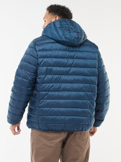 Licht, doorgestikt donsjas met capuchon - Kiabi