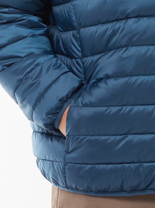 Licht, doorgestikt donsjas met capuchon - Kiabi