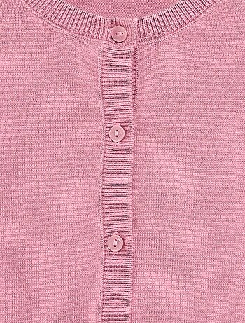 Effen lichtgewicht vest met ronde hals