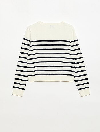 Effen lichtgewicht vest met ronde hals