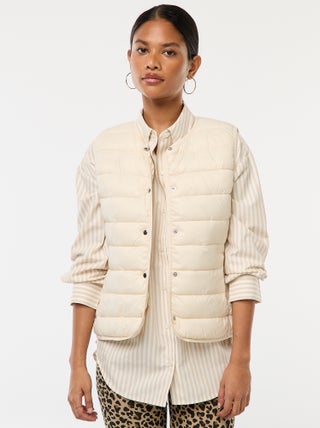 Licht gewatteerde bodywarmer