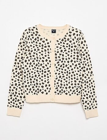 Effen lichtgewicht vest met ronde hals