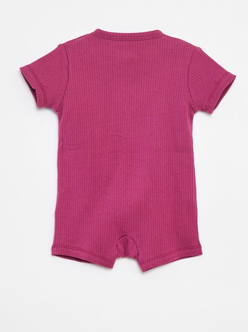 Licht slaappakje met rits en korte mouw - Kiabi