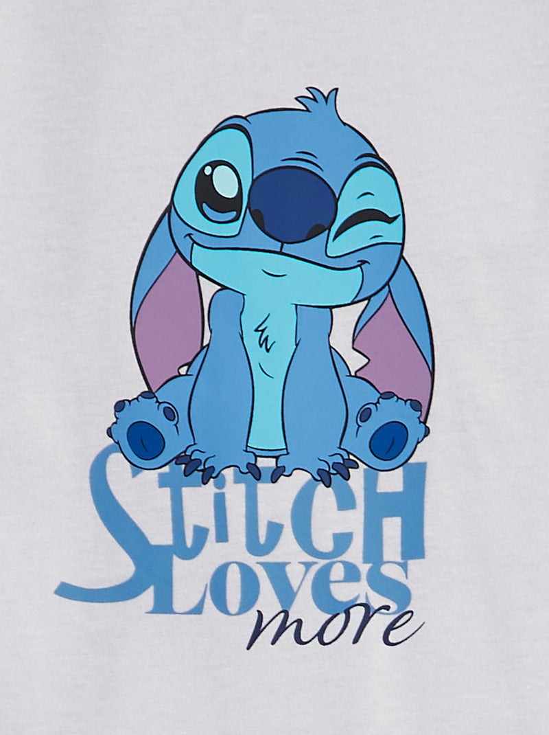 Licht slaappakje met 'Stitch'-print BLAUW - Kiabi
